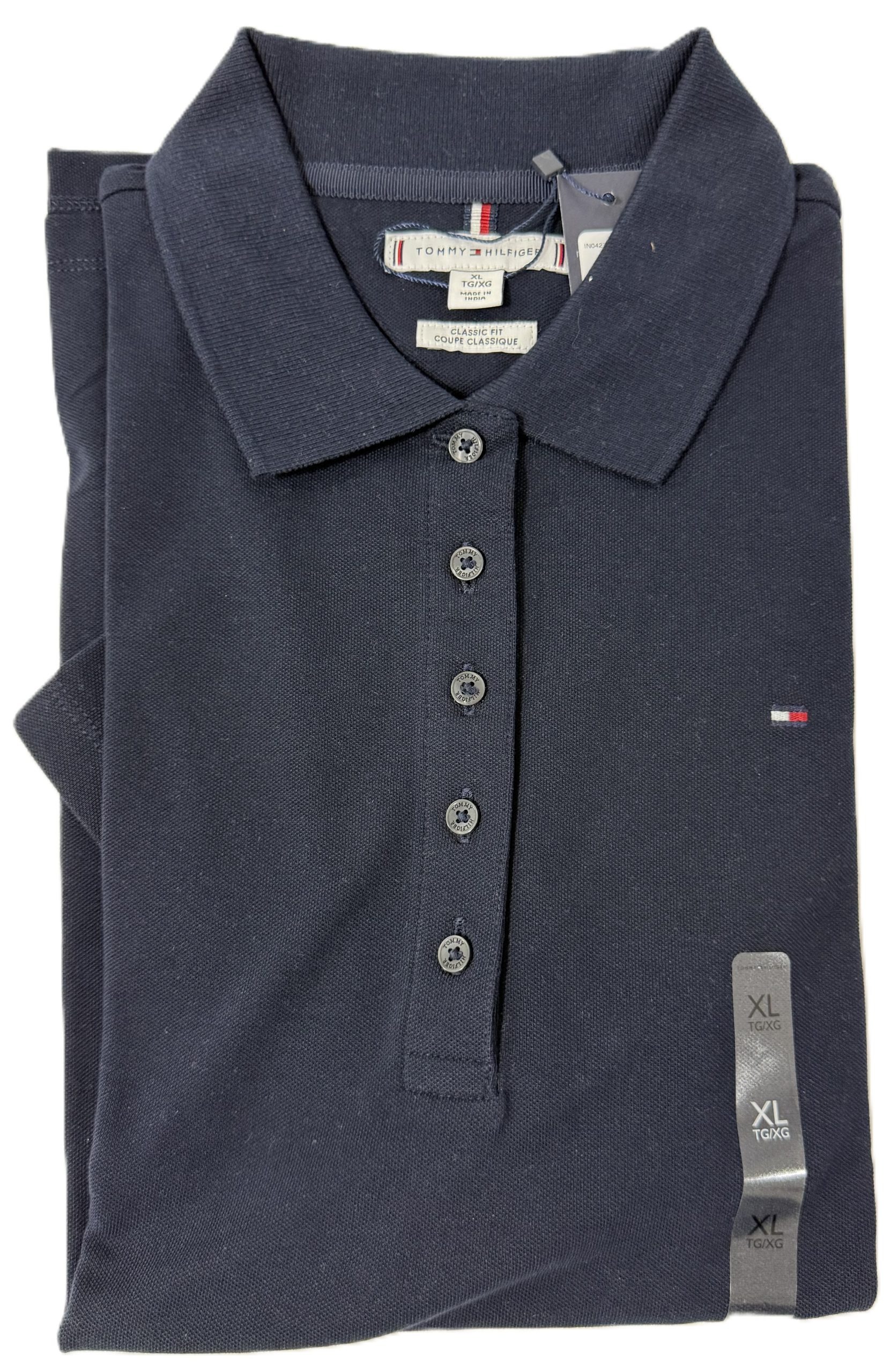 Blusa Tommy Hilfiger Tipo Polo Para Mujer Talla L / XL - Imagen 3