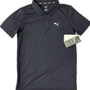 Camiseta Tipo Polo Puma Drycell Para Niños Talla M 10-12