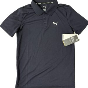 Camiseta Tipo Polo Puma Drycell Para Niños Talla M 10-12