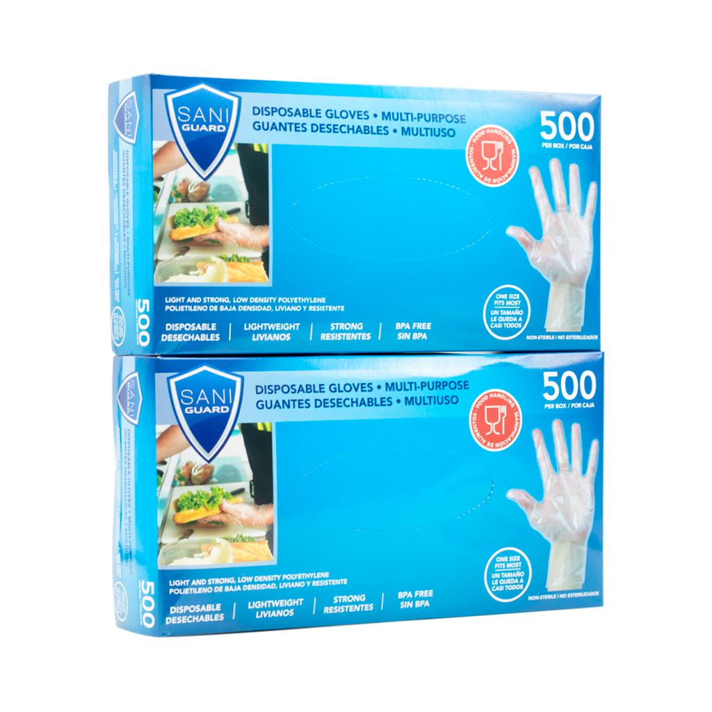 Guantes Desechables Sani Guard Multiusos X1000 Unidades - Imagen 3