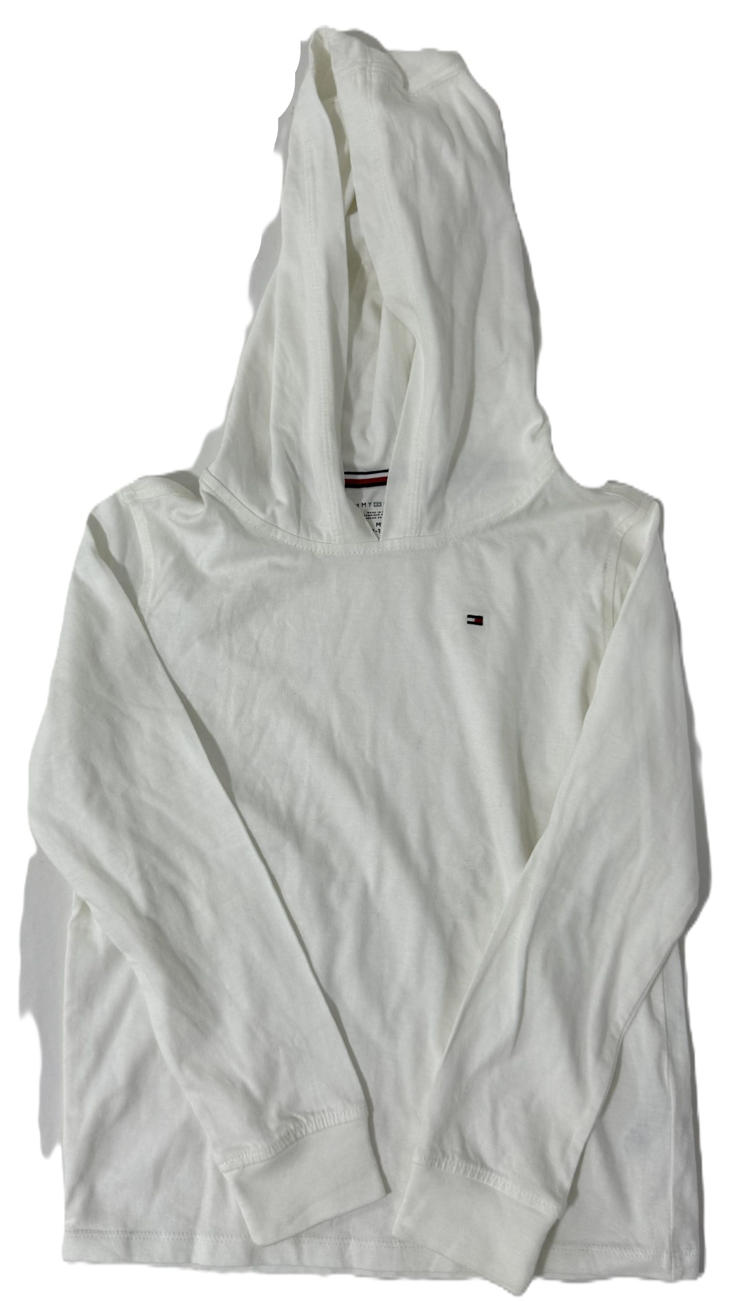 Buzo Tommy Hilfiger Con Capucha Niña Talla M 8 10 Años M Blanco - Imagen 2